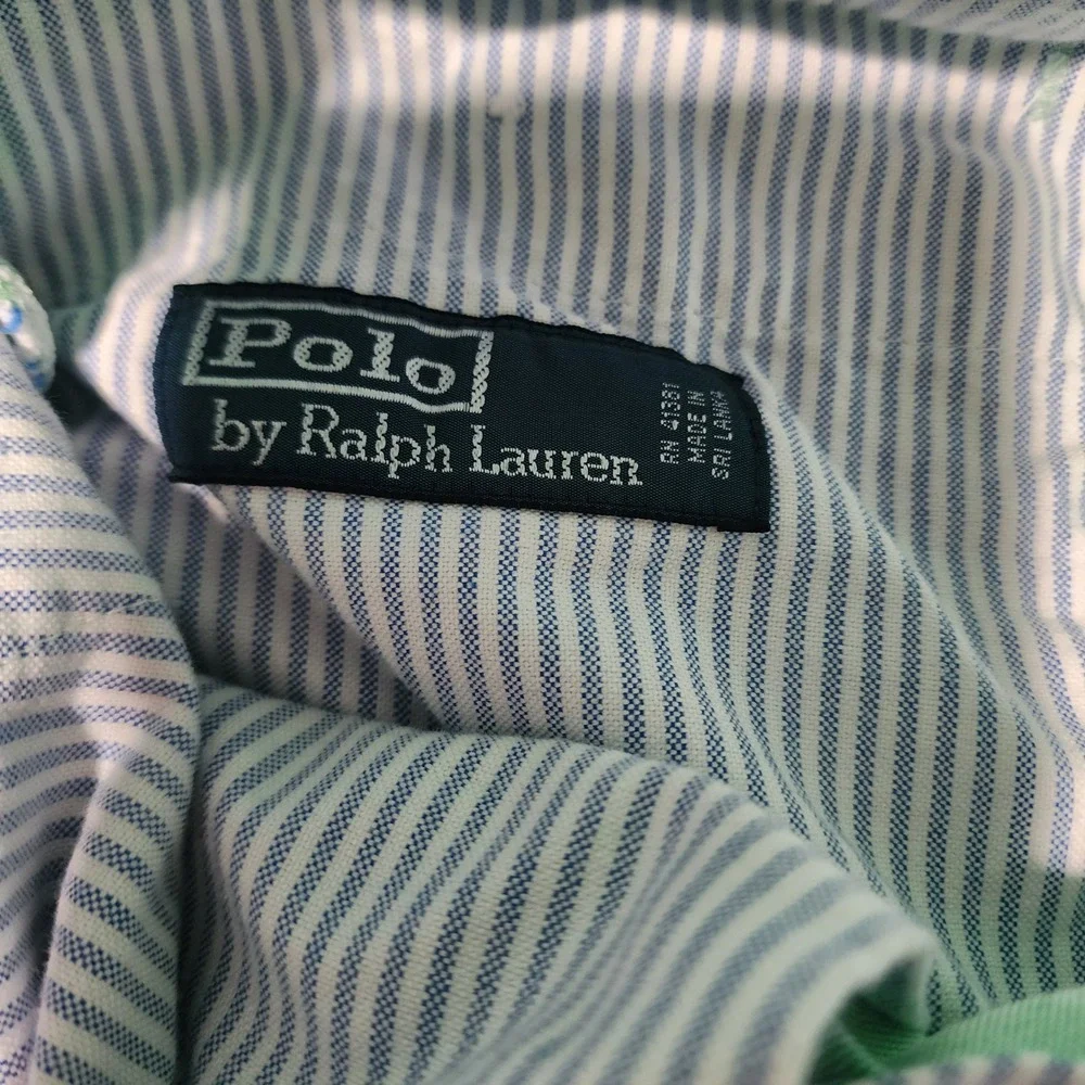 Polo Ralph‎ Lauren Men's Mint Green Chino Shorts Size 38 Flat Front Casual